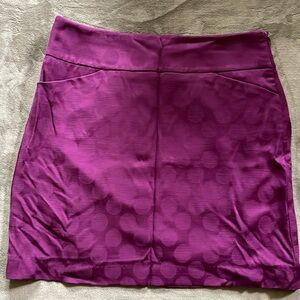 Loft Purple Polka dot Skirt 6